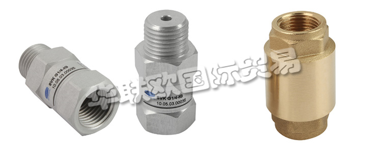 止回閥是指依靠介質本身流動而自動開、閉閥瓣,用來防止介質倒流的閥門,又稱逆止閥、單向閥、逆流閥和背壓閥。止回閥屬于一種自動閥門,其主要作用是防止介質倒流、防止泵及驅動電動機反轉,以及容器介質的泄放。止回閥還可用于給其中的壓力可能升至超過系統壓的輔助系統提供補給的管路上。止回閥主要可分為旋啟式止回閥(依重心旋轉)與升降式止回閥(沿軸線移動)。SCHMALZ止回閥一般用于關閉未覆蓋的吸盤的真空管路,是真空應用中非常重要的一種真空組件。